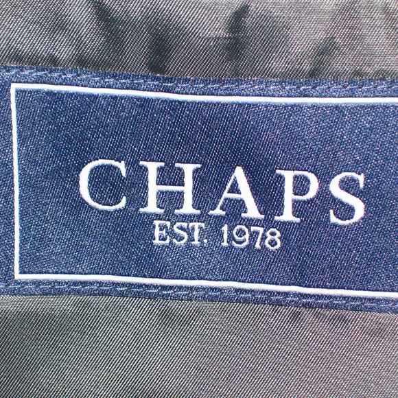 Chaps Blazer Sports Coat Plaid Pattern 44L D-0071 - Picture 5 of 8